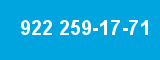 922 259-17-71 922 259-17-71